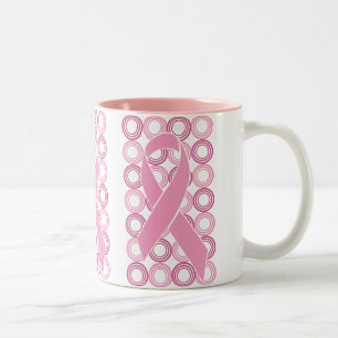 Retro rosa kaffemugg