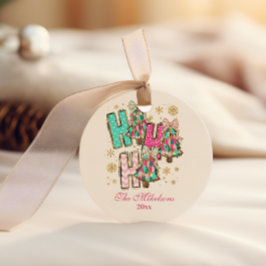 Retro Rosa Nutcracker-jul Runt Klistermärke