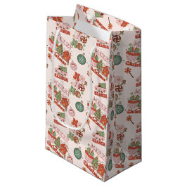 Retro Rosa och Grön Julglädje