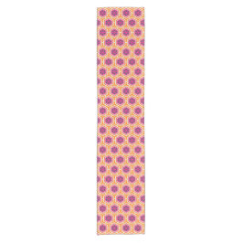 Retro Rosa och Orange Modern Geometrisk Mönster