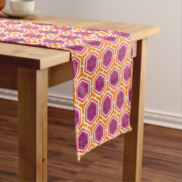 Retro Rosa och Orange Modern Geometrisk Mönster
