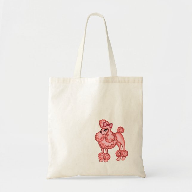 Retro Rosa Pudel Väska (Framsidan)