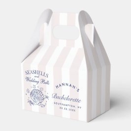 Retro Rosa Snigelskal & Bröllopsklockor Möhippa  Presentaskar