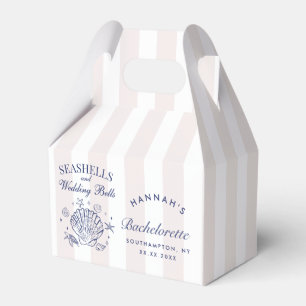 Retro Rosa Snigelskal & Bröllopsklockor Möhippa Presentaskar