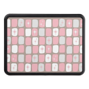 Retro Rosa Starbursts Hitch Cover Skydd För Dragkrok