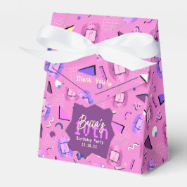 Retro Rosa Tamagotchi Birthday Favor Box Presentaskar