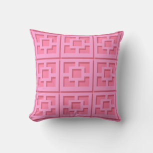 Retro Rosa Trellis Dekorativ kudde