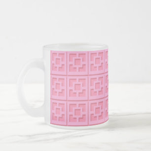Retro Rosa Trellis Mugg