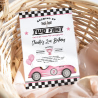 Retro Rosa Två Tävling snabbbilsflickor, andra föd