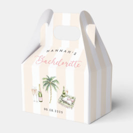 Retro Rosa Vin Land Bachelorette Helg Presentaskar