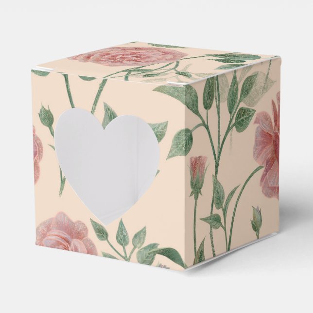 Retro-Rosenblüten Presentaskar (Framsidan Sidan)