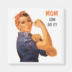 Retro Rosie Mamma kan göra det. Magnet