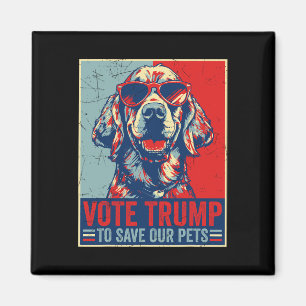 Retro Rösta Trump För Att Rädda Våra Husdjur Trump Magnet