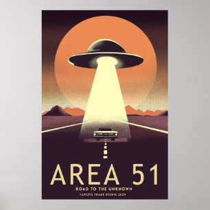 Retro-roswelområde 51 poster