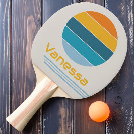 Retro Rotation Regnbåge Pingisracket