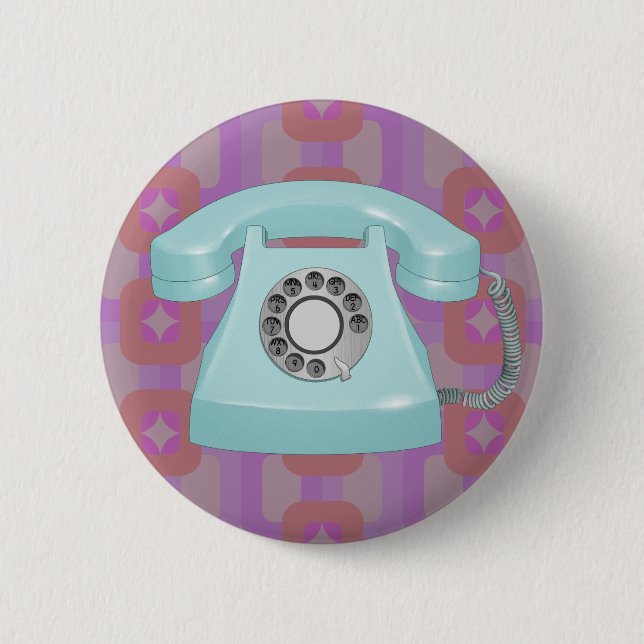 Retro Roterande Telefon Knapp (Framsida)
