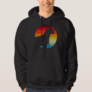 Retro Rottweiler Hund älskare Hoodie