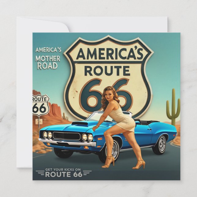 Retro Route 66 (Framsida)