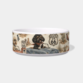 Retro Route 66 Hund