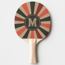 Retro Route 66 Soluppgång Paddle Pingisracket