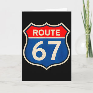Retro Route 67 Meme Sex Sju Aura Energital 6 Kort