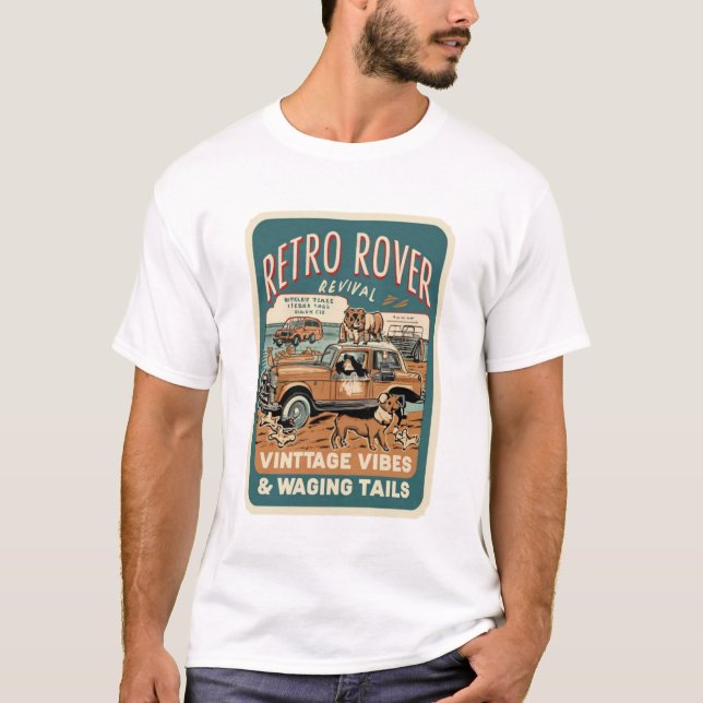 Retro Rover Uppståndelse T Shirt (Framsida)