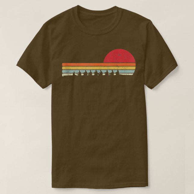 Retro Rowing T Shirt (Design framsida)