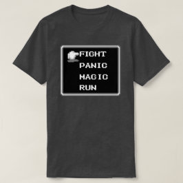 Retro RPG-menyT-tröja (8-bet), Tee Shirt