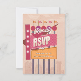 Retro RSVP-annonstavla OSA Kort