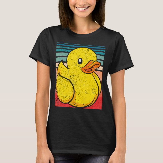 Retro Rubber Anka T Shirt (Framsida)