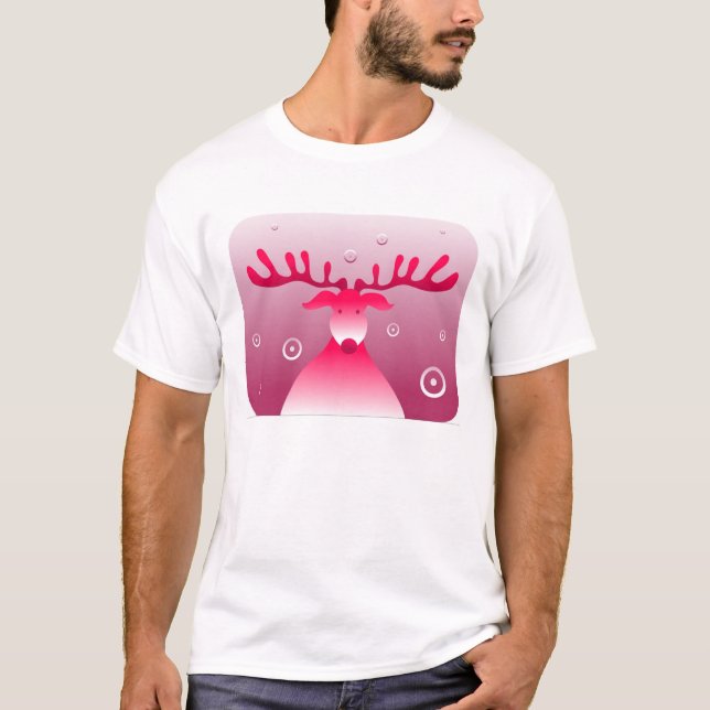 Retro Rudolf T-shirt (Framsida)