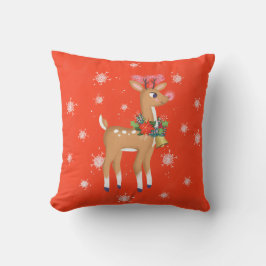 Retro Rudolph, renern Dekorativ kudde