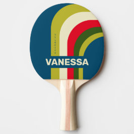 Retro Rugby Båge med Namn Pingisracket