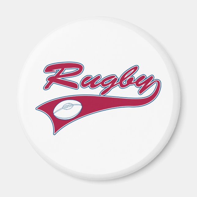 Retro Rugby Magnet (Framsidan)