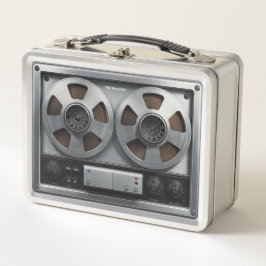 Retro rullband Metall Lunchlåda