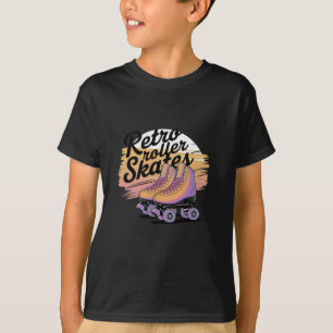 Retro rullskridskor - 80-talsvibbar dekal7 t shirt