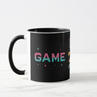 Retro Runner "Game Over" Pixel Art Design Mugg