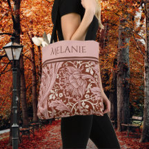 Retro Rust Blommigt Art nouveau May Morris Arcadia