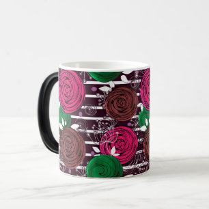 Retro, rustik, folklig magisk mugg