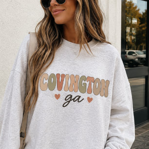 Retro Rustikt Covington Georgia T Shirt