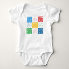 Retro Rutig Autism Medvetenhet Coquette Bow T Shirt