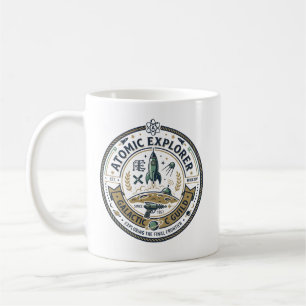 Retro rymdäventyr - Klassiskt raketmärke Kaffemugg