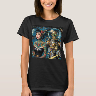Retro Rymdforskare T Shirt