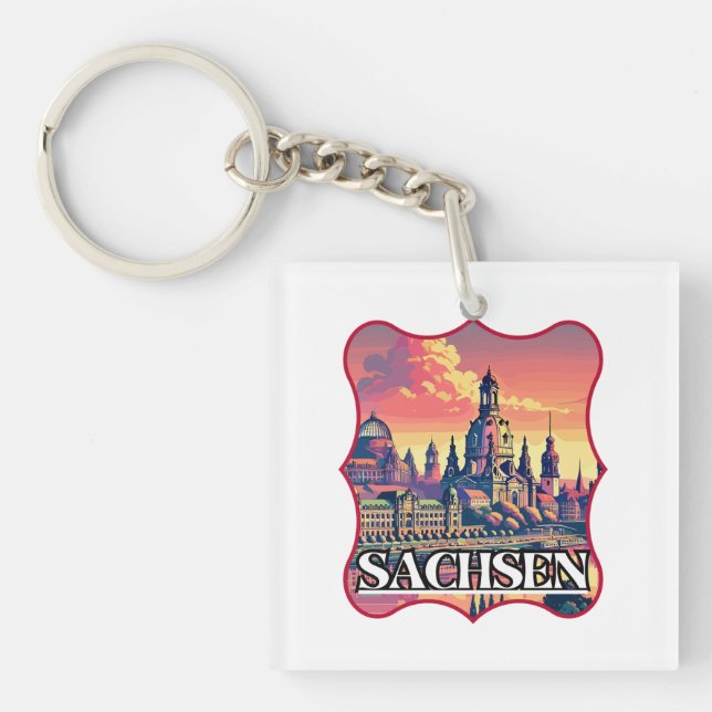 Retro Sachsen Skyline (Framsidan)