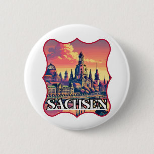 Retro Sachsen Skyline Knapp