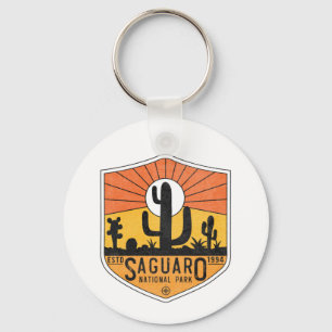 Retro Saguaro nationalpark Arizona Tucson Cactus Nyckelring