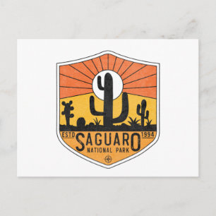 Retro Saguaro nationalpark Arizona Tucson Cactus Vykort