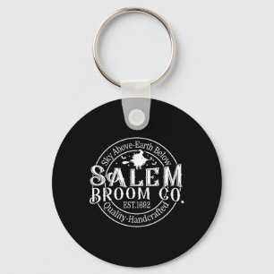 Retro Salem Broom Company Est 1692 Massachusetts H Nyckelring