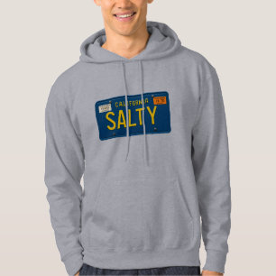 Retro Salt 1969 Kalifornien Registreringsskylt Gra Hoodie