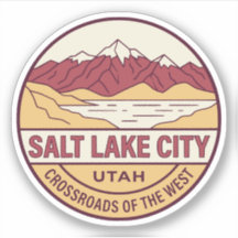 Retro Salt Lake City Utah Vintage Bergssjö